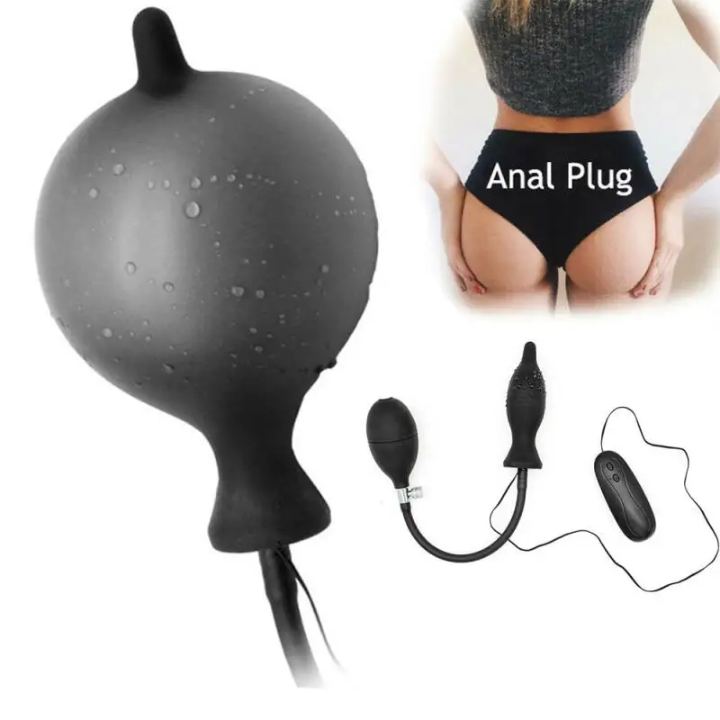 Силиконовый анальный фаллоимитатор большого размера Анальная пробка дилататор