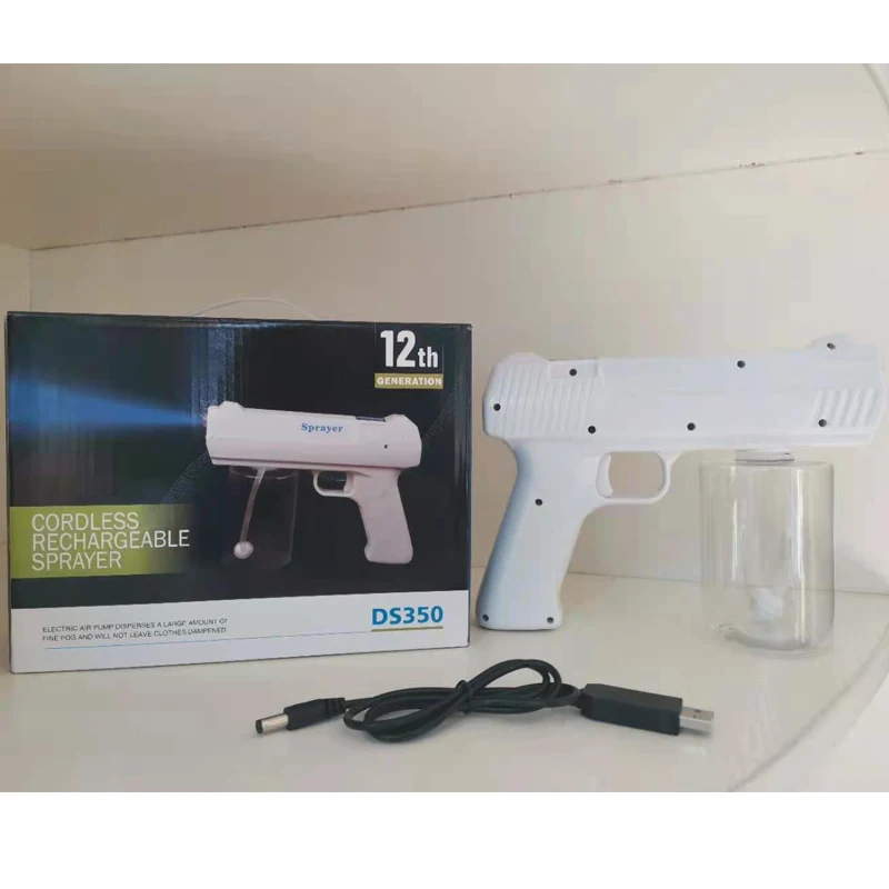 

Portable Wireless Nano Spray Gun Steam Handheld Electric Power Rechargeable Fogging Sprayer Wireless Spray Machinezer Spray Gun