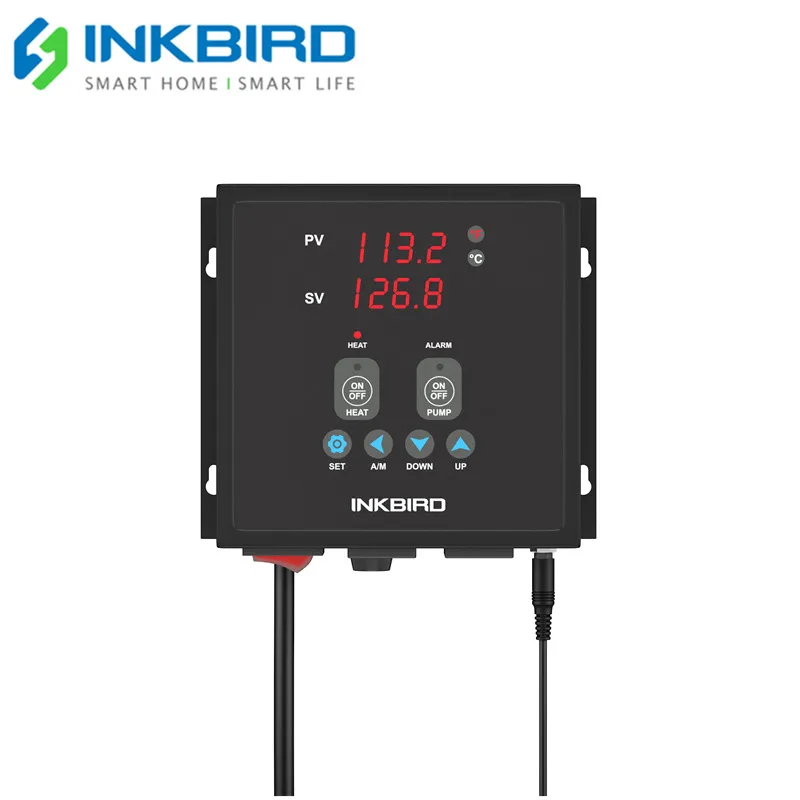 

Inkbird IPB-16S PID Controller 15A Digital Pre-Wired PID Thermostat with NTC Probe Temperature Controller for Incubator Brewing