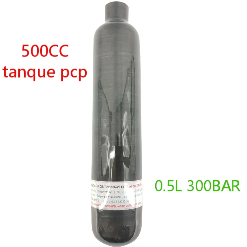 Acecare Mini Carbon Fiber Cylinder 350cc/500cc 0.35L/0.5L GB Tank 300Bar Pressure Carbine 5.5 For Breathing Airforce Condor