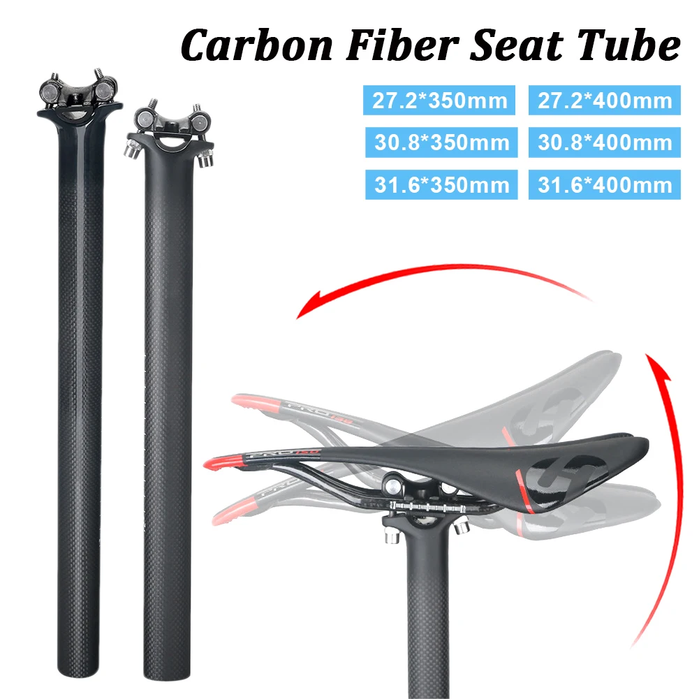 

Full 3k Carbon Bicycle Seatpost Ultralight MTB Road Bike Seat Post 27.2/30.8/31.6 *350/400 MM Bike Parts Stable performance