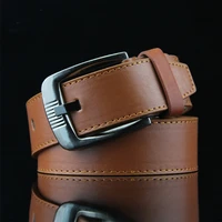 pu leather mens belt luxury soft pin buckle joker fashion classic retro ceinture homme black 2020 casual new style