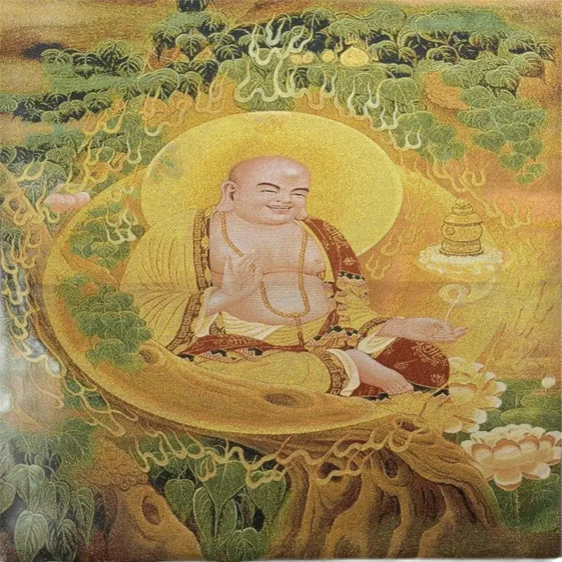 

Chinese silk Thangka (statue of Maitreya Buddha