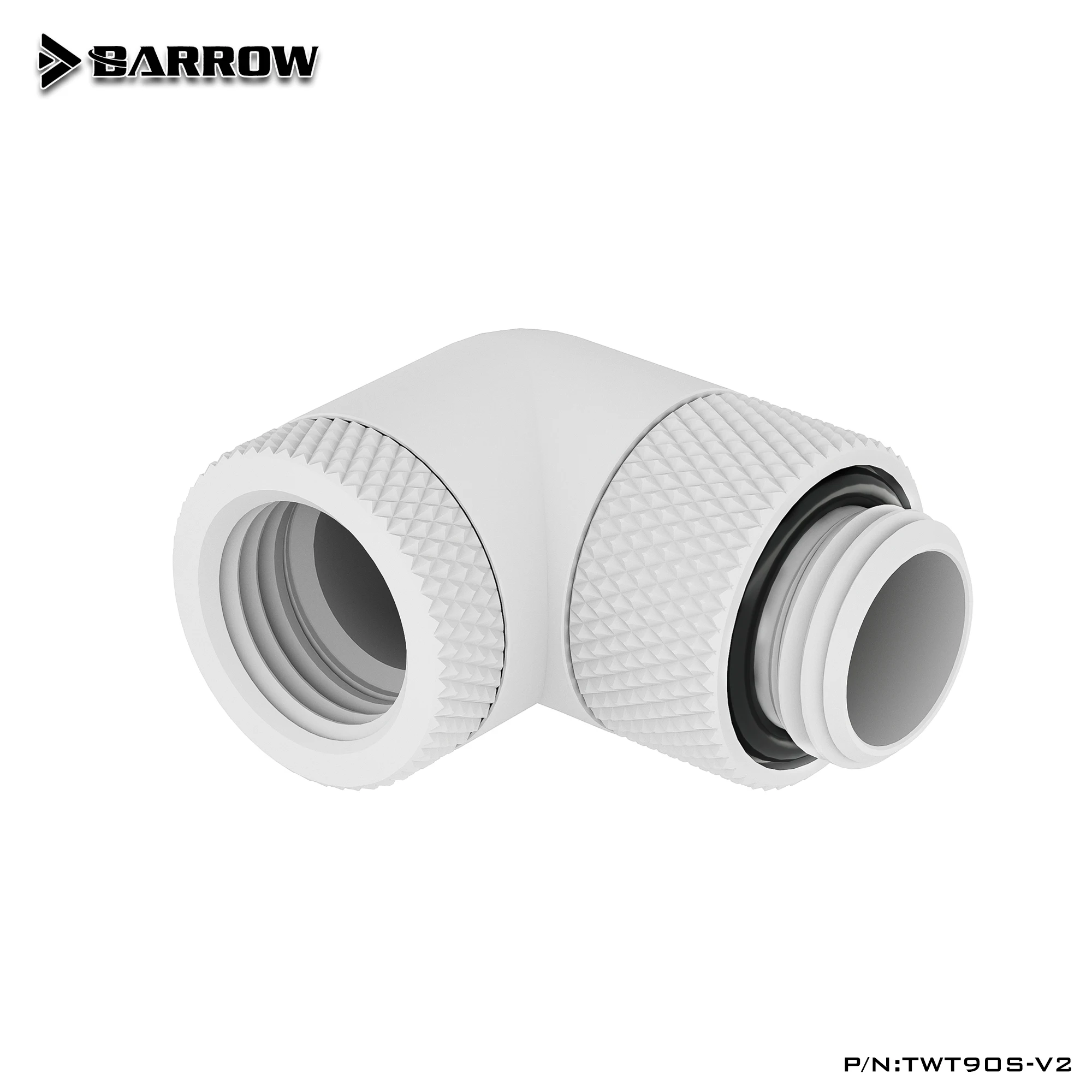 Barrow G1/4 360 Вращающийся фитинг 90 градусов двойная стандартная (штырь гнездо) для