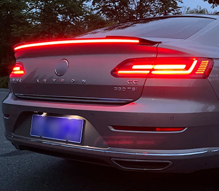 Спойлер для губ Volkswagen Passat CC заднее крыло багажника мобильный светодиодный