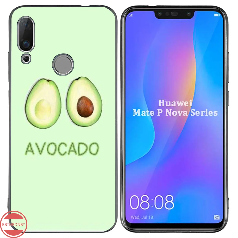 Чехол для телефона с изображением ананаса кактуса авокадо DIY Huawei NOVA 2 2i 2s 3i 4 4e 5 plus