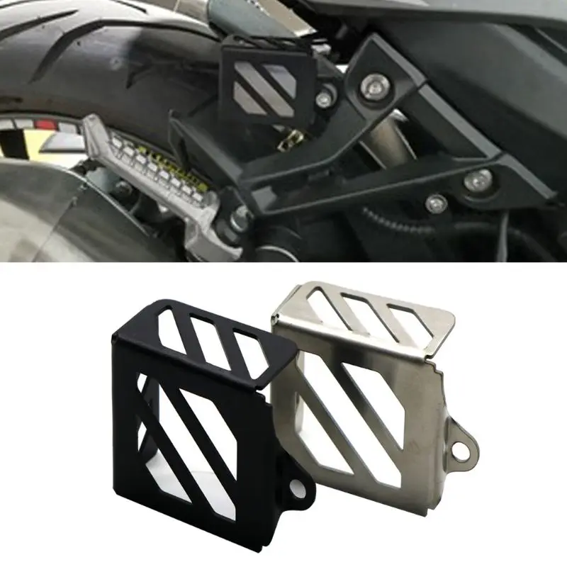 

Motorcycle Rear Brake Fluid Reservoir Guard Cover Protector For H-onda CB150R