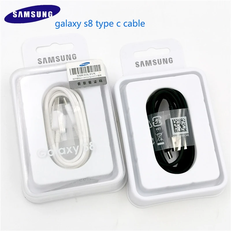 Оригинальный samsung usb 3 1 type c кабель 120 см линия быстрой зарядки для galaxy A50 A70 A40 A20 S8 S9