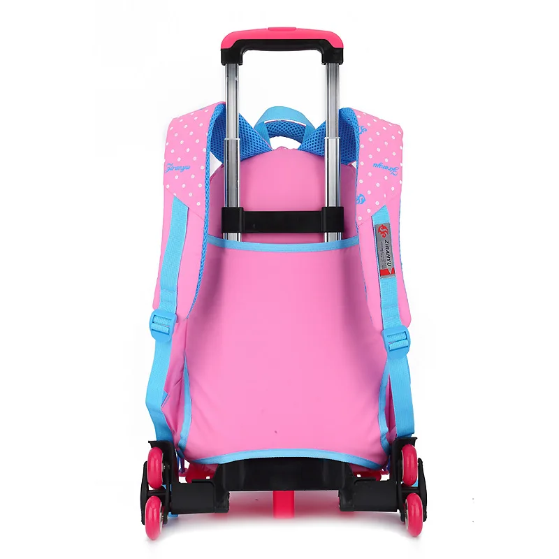 2019 Водонепроницаемый Тележка Школьные рюкзаки для девушек детские школьные