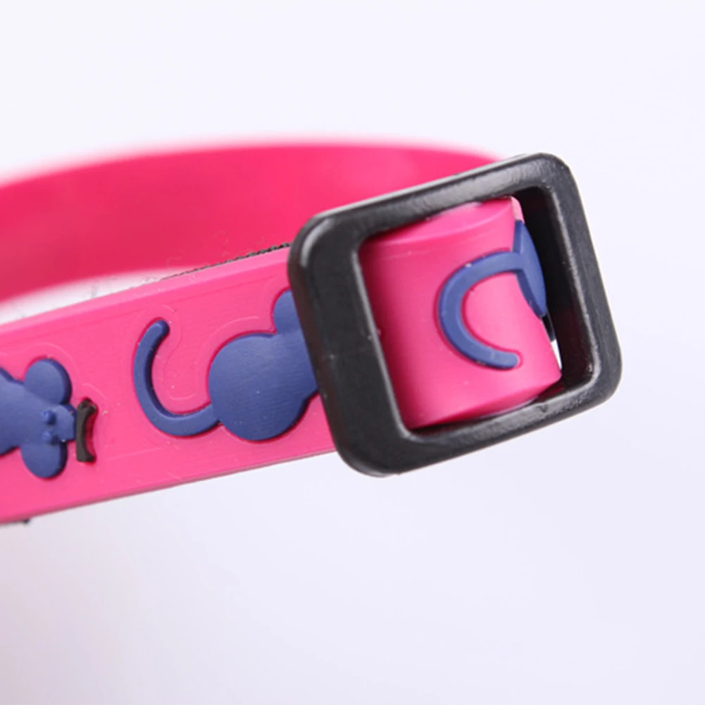 

4pcs Adjustable Dog Cat Collar Silicone Puppy Collars with Bell ID Tag Quick Release Buckle Pet Supplies Necklace Neck Ring