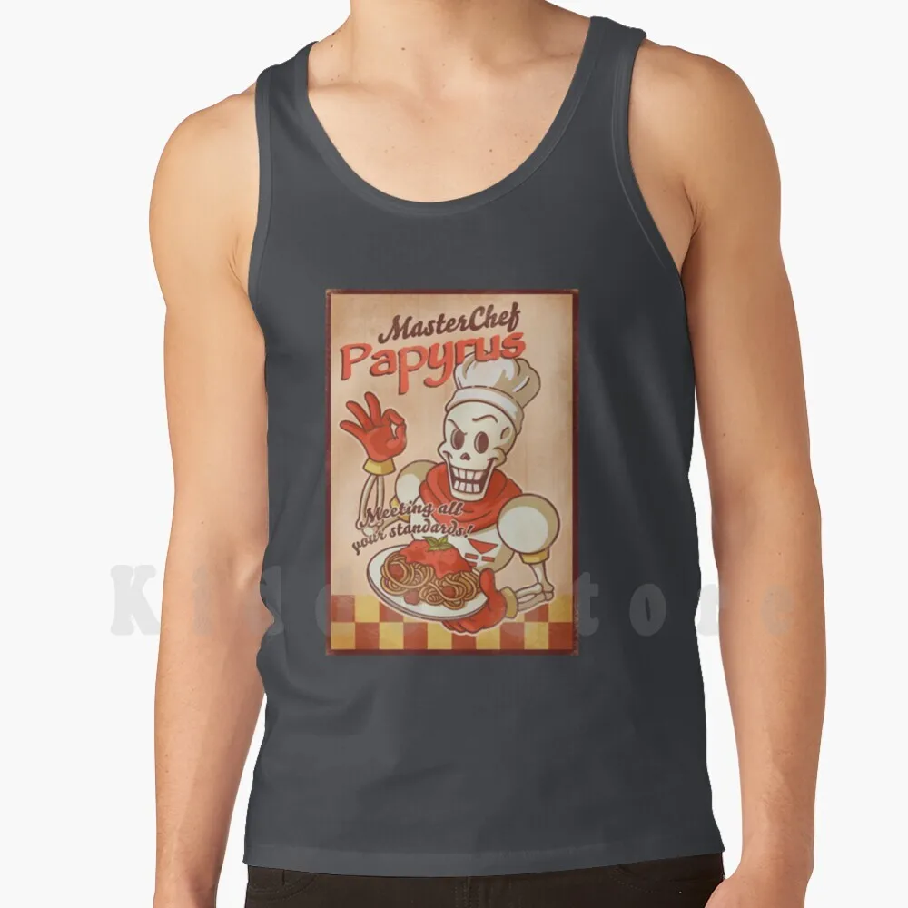Майка Masterchef Papyrus жилет 100% хлопок обязуется Sans Frisk Chara Deltarune Flowey Asriel Toriel