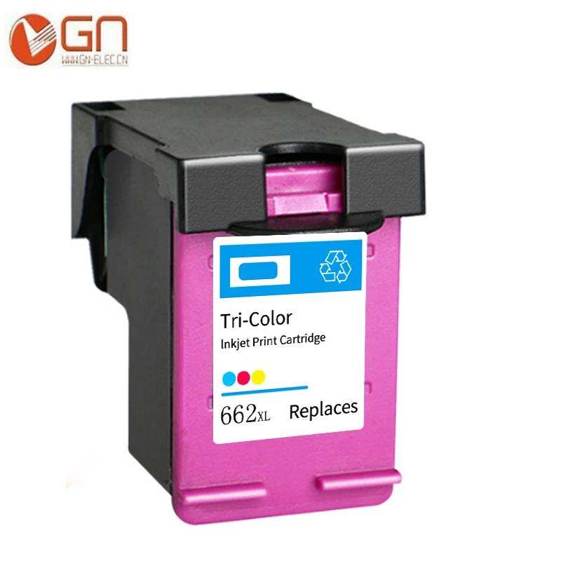 GN 662 xl совместимый картридж с чернилами для HP662 662XL с чернилами hp Deskjet 1515 1015 1018 1518 2645 3545 2648 2515 2548 3548 4518 2648 принтер - Цвет: 1c