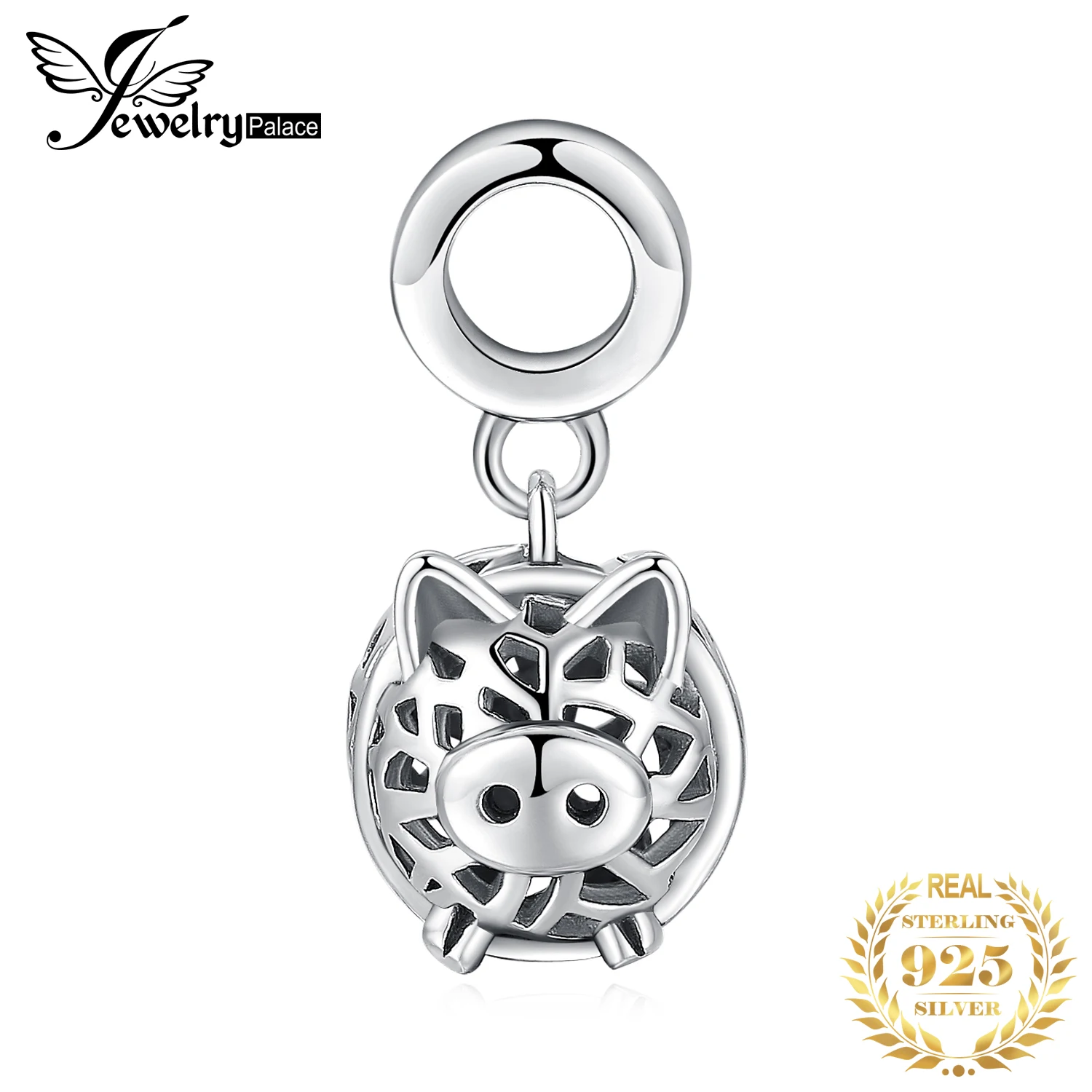 JewelryPalace 925 пробы Серебряный Pet Love Angry Pig Шарм бусины для мамы и дочки Новый Лидер