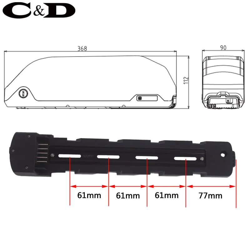 48V 52 V, фара для электровелосипеда в Батарея Полли Downtube е-байка 36В 20AH 30A 40A BMS 350 Вт 500W 750W 1000W 1500W 18650 Сотовый BBS02 BBSHD