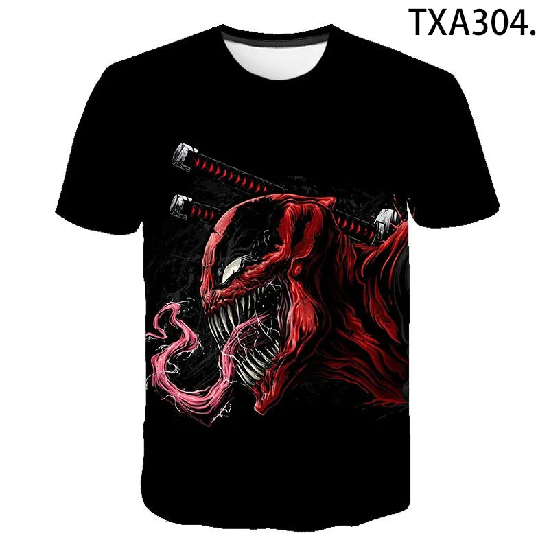 

New Summer 3D Printed T Shirt Venom Casual Men Women Children Fashion Streetwear Short Sleeve Cotton Boy Girl Kids Cool Tops Tee