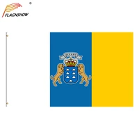 flagnshow canary islands flag and banner 3x5 ft spanish region of canarias flags