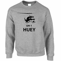 military sweatshirt uh 1 huey helicopter mens hoodie