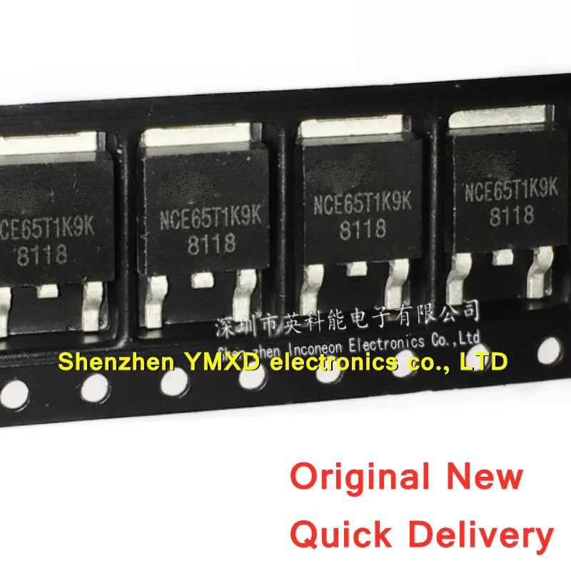 

10Pcs/Lot New NCE65T1K9K Patch TO-252 N Channel 650V 3A High Power MOS Field Effect Transistor