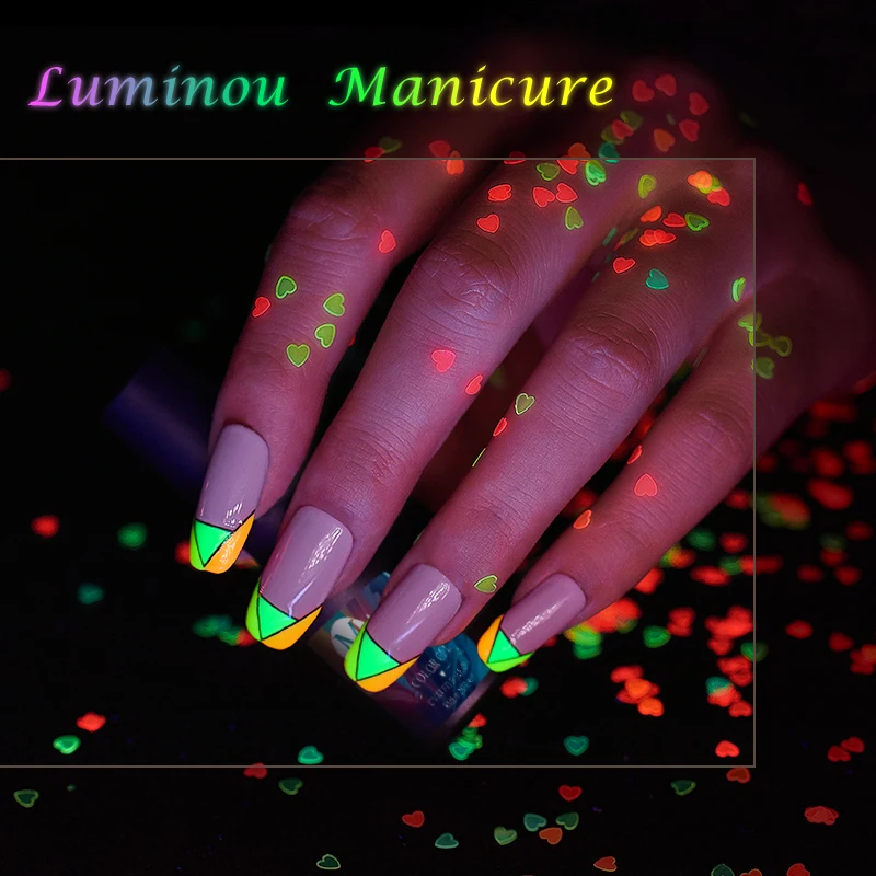 Mtssii 8ml Glow In Dark Fluorescent Neon Luminous Uv LED Soak Off Gel Varnish Lighting In Night Semi Permanent Varnish Enamel