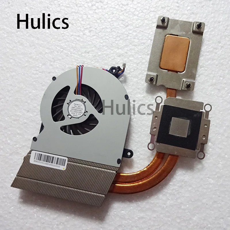 Hulics ноутбук процессор радиатор охлаждения вентилятор для Toshiba L650 L655 вентилятор радиатора V000210960