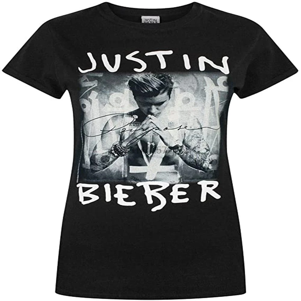 Футболка Джастина Бибера для женщин и подростков|Мужские футболки| |