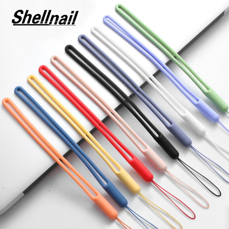 

Shellnail Silicone Cell Phone Lanyard For iPhone Xiaomi Phone Wrist Straps Keychain Camera Strap ID Card Gym USB Hanging Rope