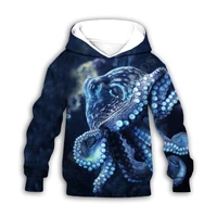 octopus 3d printed hoodies family suit tshirt zipper pullover kids suit sweatshirt tracksuitpant shorts 08