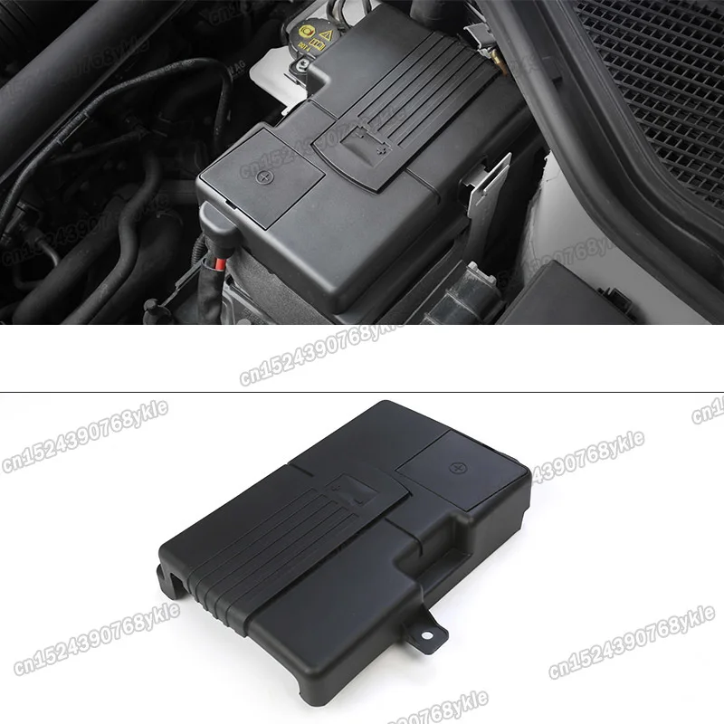 

fireproof abs car batter cover dust proof protector for volkswagen t roc vw t-roc 2017 2018 2019 2020 2021 2022 accessories auto
