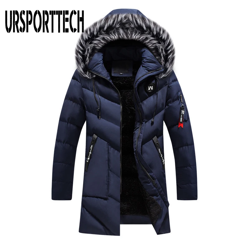 Top Quality Winter Parka Men Thick Warm Winter Jacket Men Windproof Casual Outerwear Medium Long Coat Men Parka Plus Size 5XL