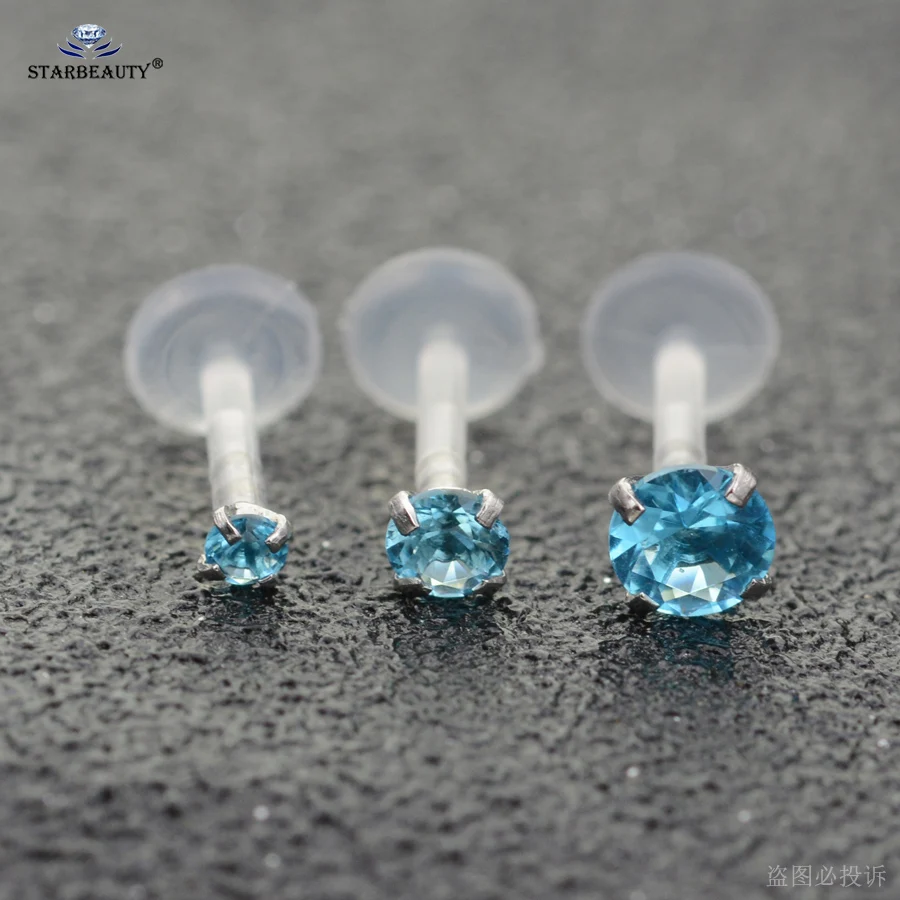 2 шт. 16 г ~ 5 мм циркониевые лаберы пирсинг ювелирные изделия акриловая