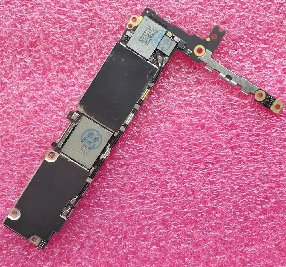 Оригинальная б/у материнская плата для iPhone 6S PLUS + 6SP 6splus 5 &quotматеринская имеет все