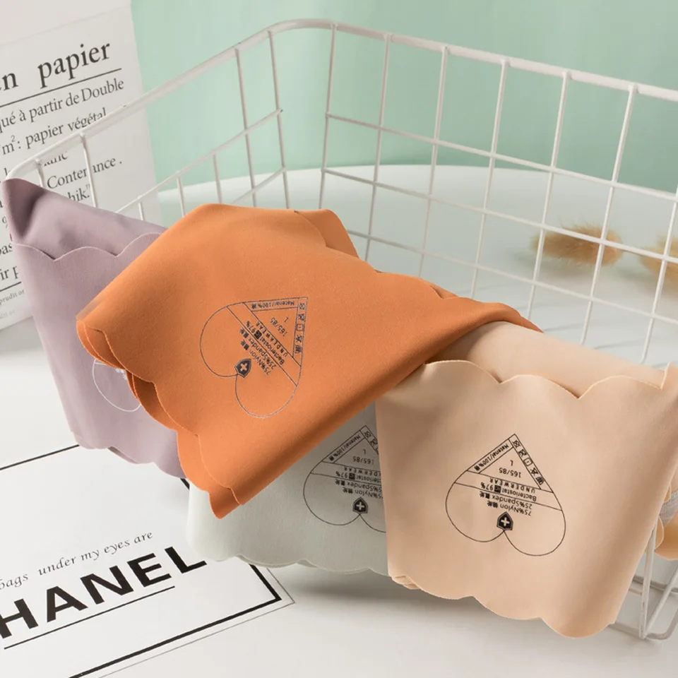 3 шт. модное бесшовное нижнее белье женские сексуальные трусики ультра-тонкие