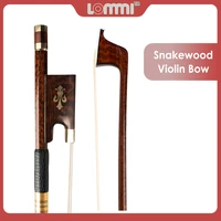 lommi fiddle bow natural bow hair superior snakewood violin bow with snakewood fleur de lis frog gold mounted