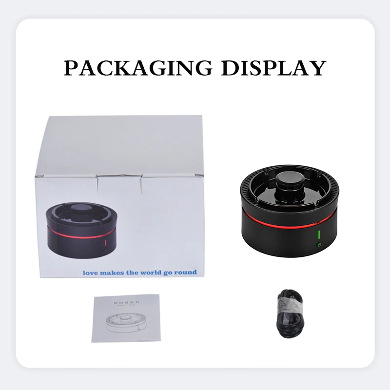 Воздухоочиститель Бездымная пепельница Для Курильщика Сигарет Перезаряжаемый