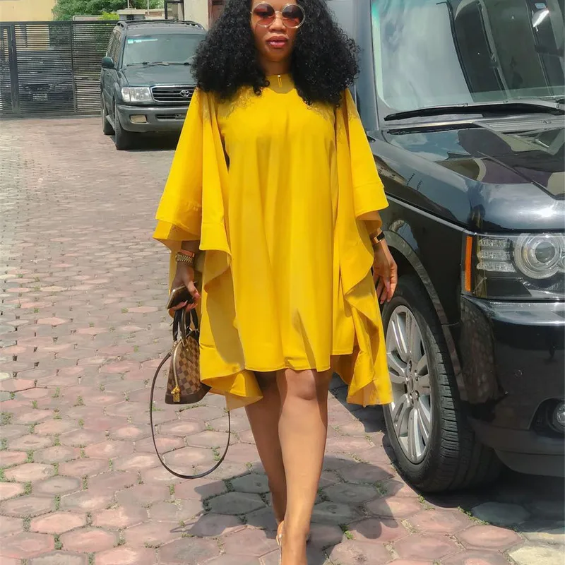 Повседневное осеннее платье 2019 официальное больших размеров женские элегантные