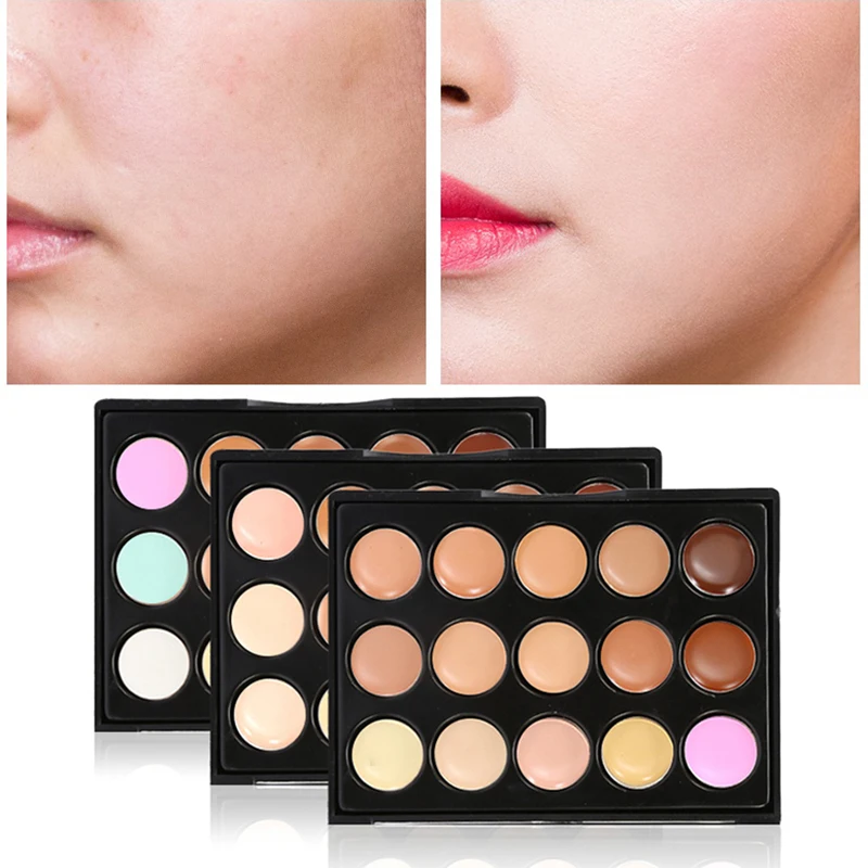 

15 Colors Concealer Palette Makeup Color Corrector Full Cover Corretive Long Lasting Face Contouring Cosmetics Maquiagem TSLM1