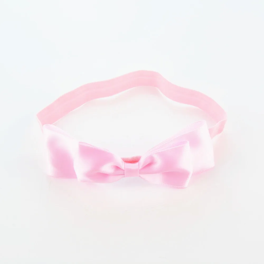 Factory direct children's hair band Princess double red bow hair rope baby headband full moon