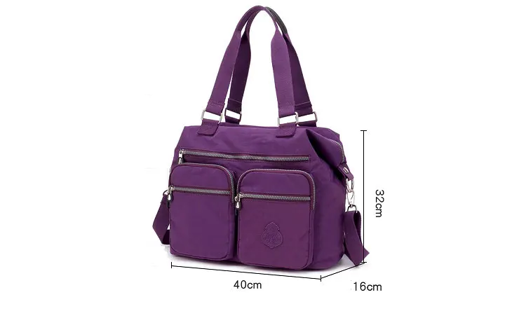 Роскошная женская нейлоновая сумка через плечо, женская сумка Bolsa Feminina, водонепроницаемая сумка с высокой вместительностью для путешествий, женская сумка через плечо
