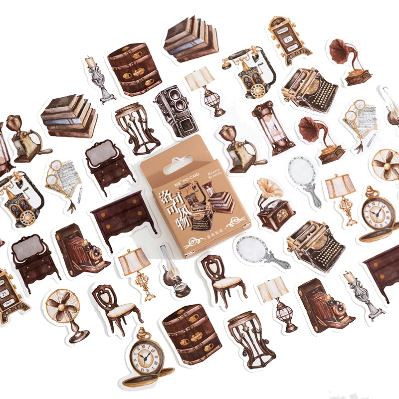 

46 шт. стильные Стикеры для телефона в стиле рококо s эстетические украшения аксессуары для скрапбукинга стикеры хлопья канцелярские принад...