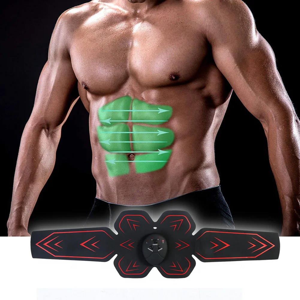 Микропоток EMS многоразовый Бодибилдинг поясная повязка умный мощный тренажер