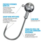 Джиг-крючок для рыбалки Banshee, джиг для мягкой приманки, 2 г, 1 г, 3.5g, 7 г, 5g, 10 г