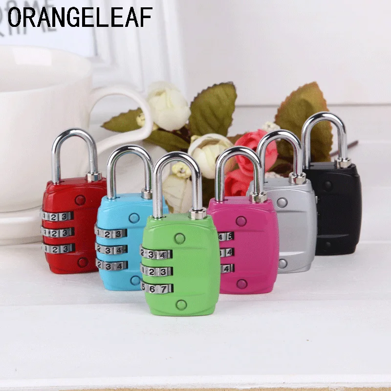 Дорожные аксессуары замок для чемодана с паролем 3 значный комбинированный Сейф