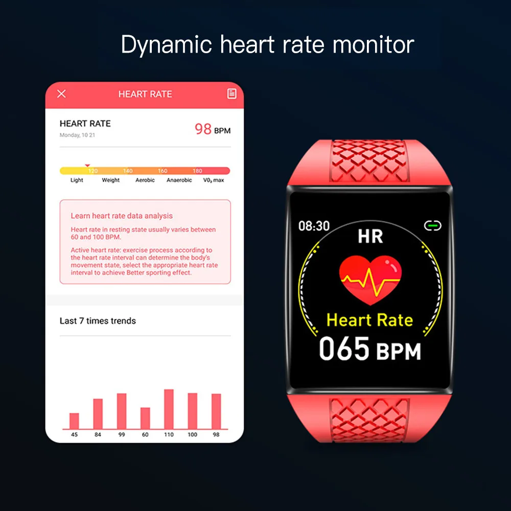 Смарт часы 2020 для мужчин и женщин браслет здоровья фитнес IP68 Водонепроницаемые
