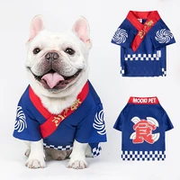 clothes for dog cats pet summer shirt japanese kimono french bulldog corgi chihuahua alive brand toy terrier puppy suit for dogs