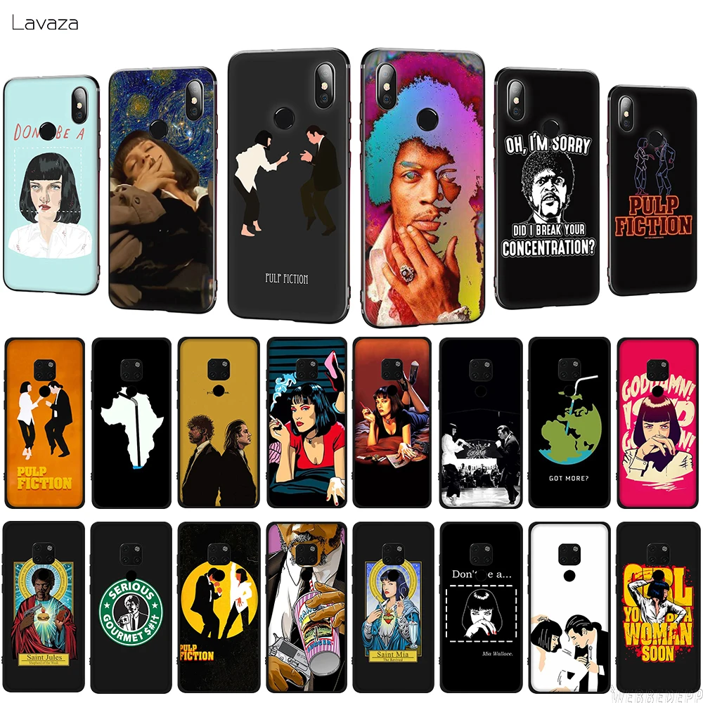 Чехол для телефона из ТПУ Lavaza Pulp fiction huawei Honor 7A Pro 7C 7X 8X 8C 8 9 10 Lite мягкий