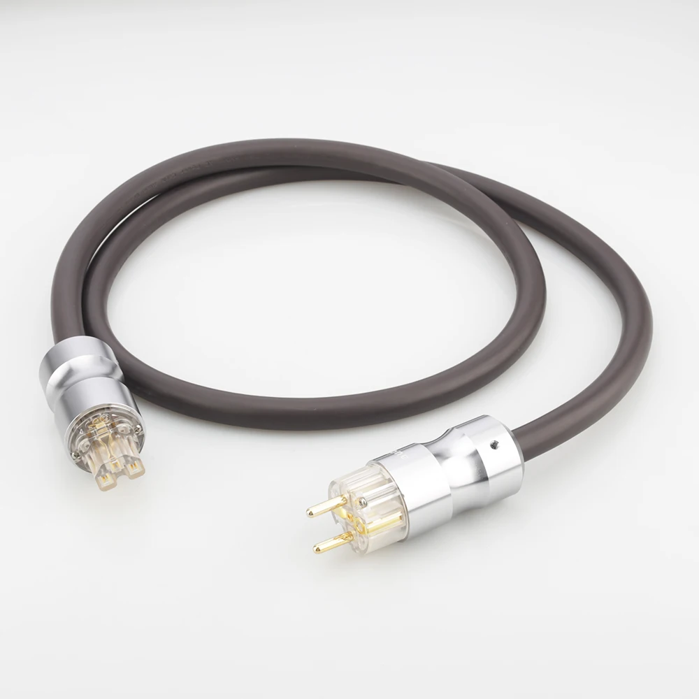 Удлинитель питания viборг VP1606 Schuko, Hi-Fi ЕС удлинитель, шнур питания OFC RISR, 6 мм, квадратный CD/AMP/трубчатый усилитель звука