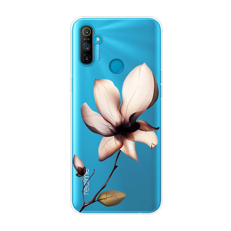 Чехол-накладка для OPPO Realme C3 ТПУ силикон мягкий прозрачный с героями мультфильмов