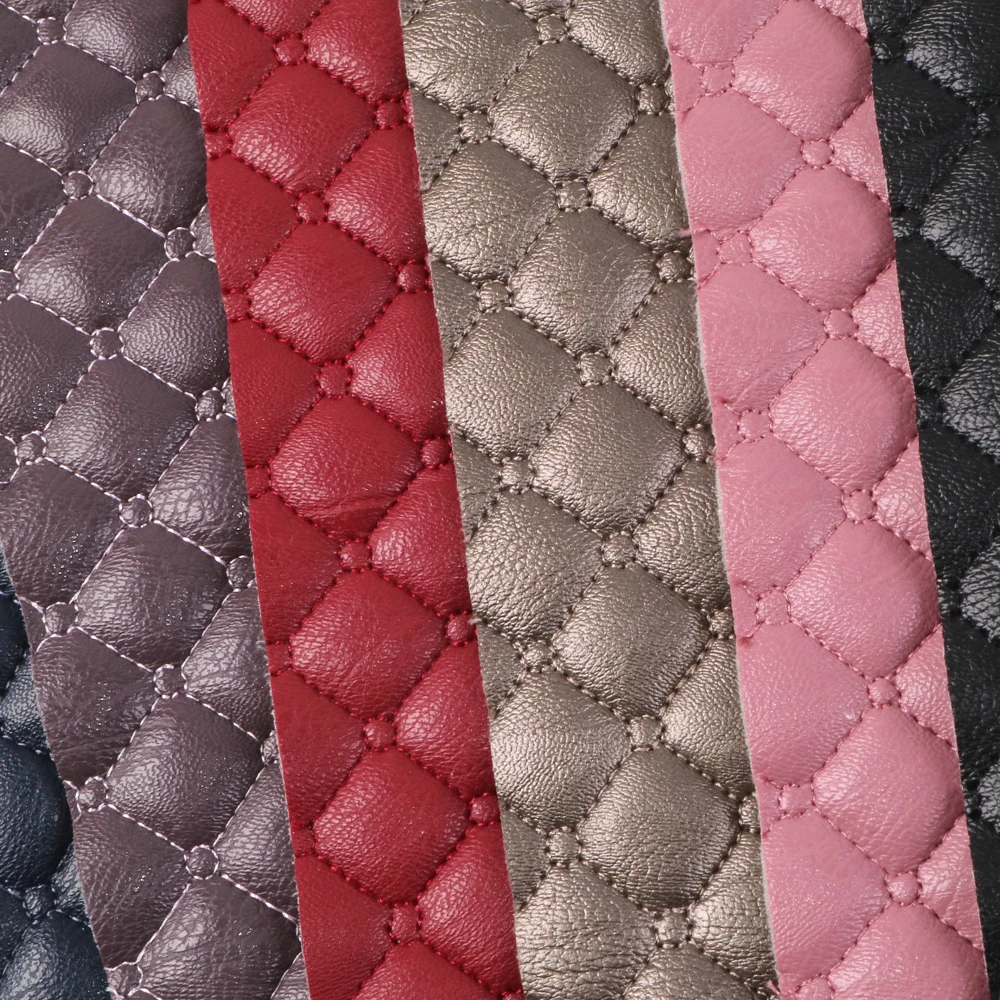 

30*140cm Faux Artificial Synthetic Leather Fabric for Bow Patchwork with Cotton DIY Christmas Decorations for Home,1Yc10277