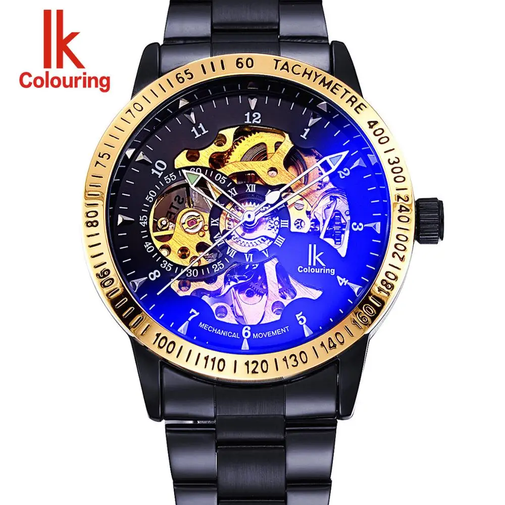 Relojes 2019 мужские часы с полым скелетом автоматические механические военные