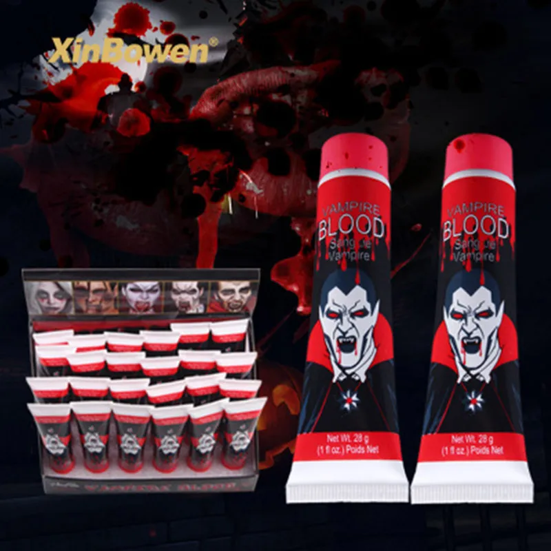 5 шт. Реалистичный искусственный плазменный реквизит для макияжа на Хэллоуин |